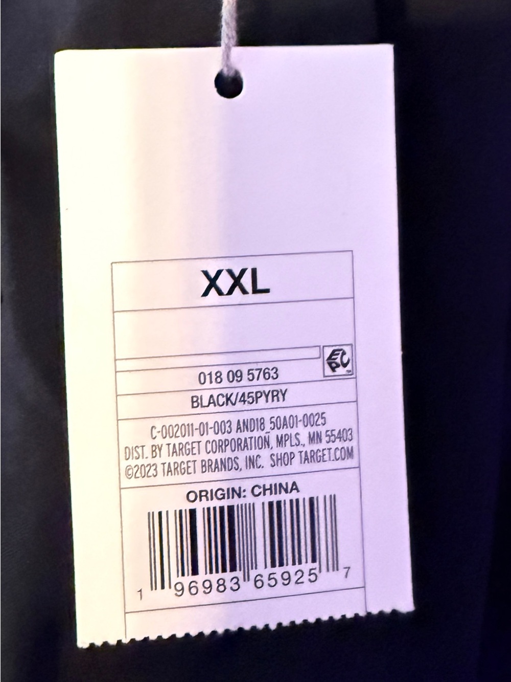 ✨ NWT a new day Black Long Flowy Keyhole Dress XXL Strappy Beachy Cotton ✨ - Picture 4 of 5